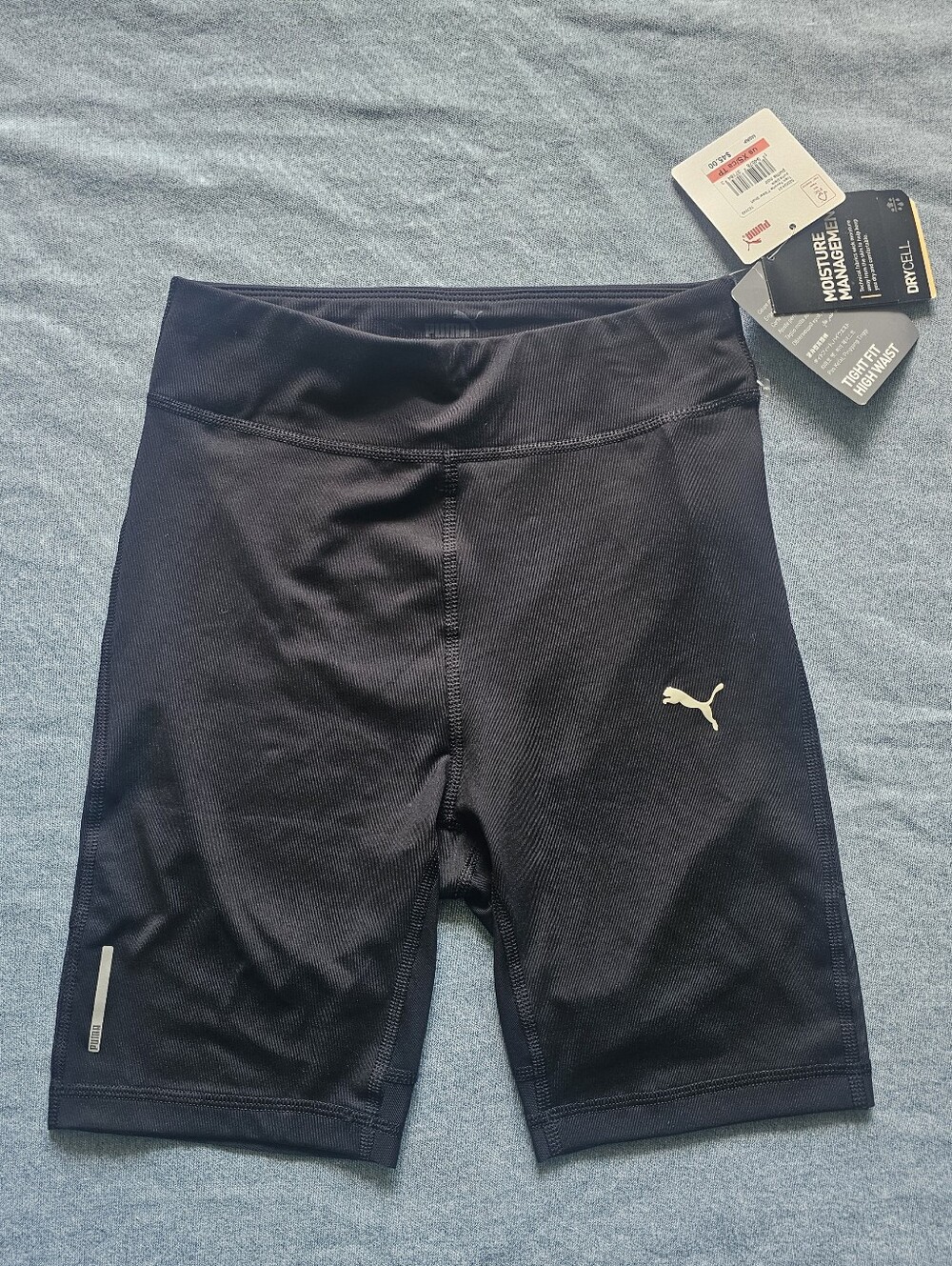 Puma DryCELL Train Favorite 7" Biker Shorts NWT Black Womens XS
